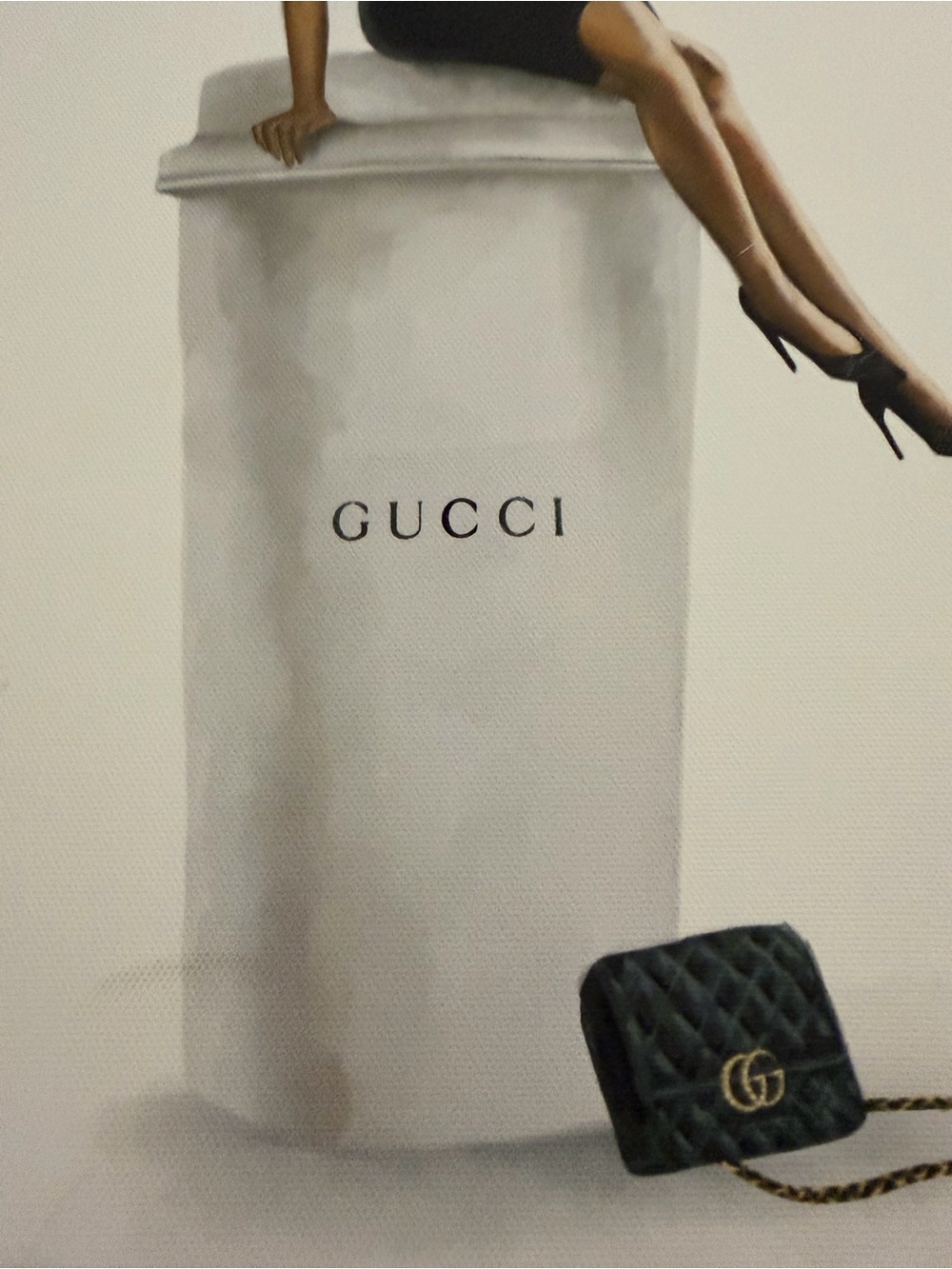 Vintage Gucci Novelty Wall Art Canvas Print- good condition, gucci lady❤️ - Picture 8 of 10
